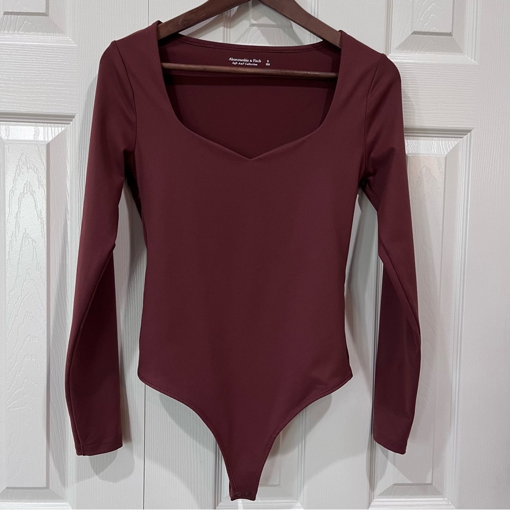 Abercrombie & Fitch Chocolate Brown Bodysuit Size Small